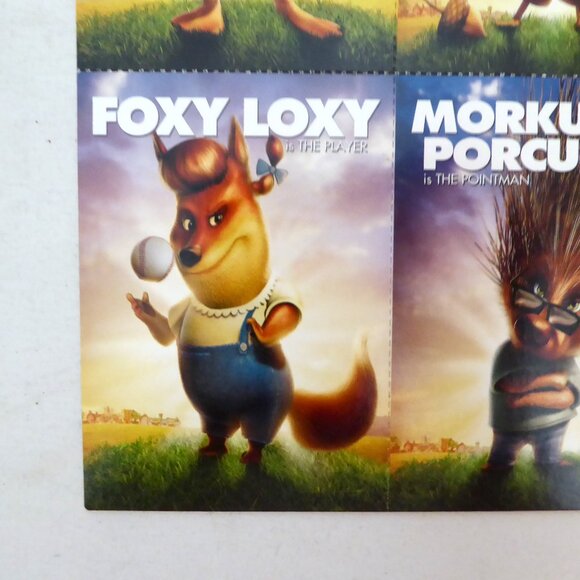 NEW 2005 DISNEY CHICKEN LITTLE PROMOTIONAL PREMIERE TRADING CARD SHEET - Picture 9 of 14